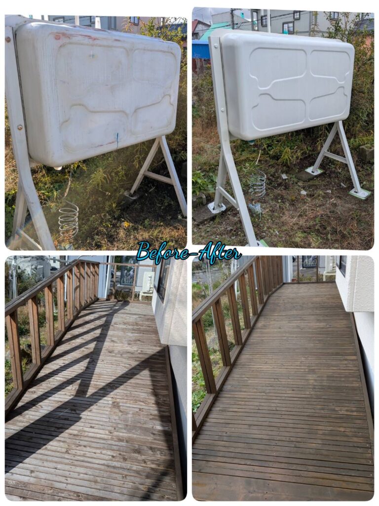 タンク・ウッドデッキ塗装